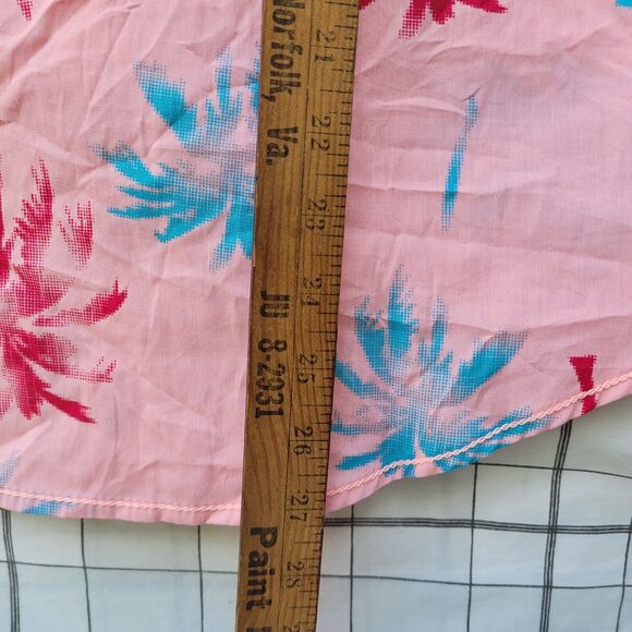 Fresh Prints of Bel Air Hawaiian Style Short Sleeve Pink Sz S - Picture 3 of 5